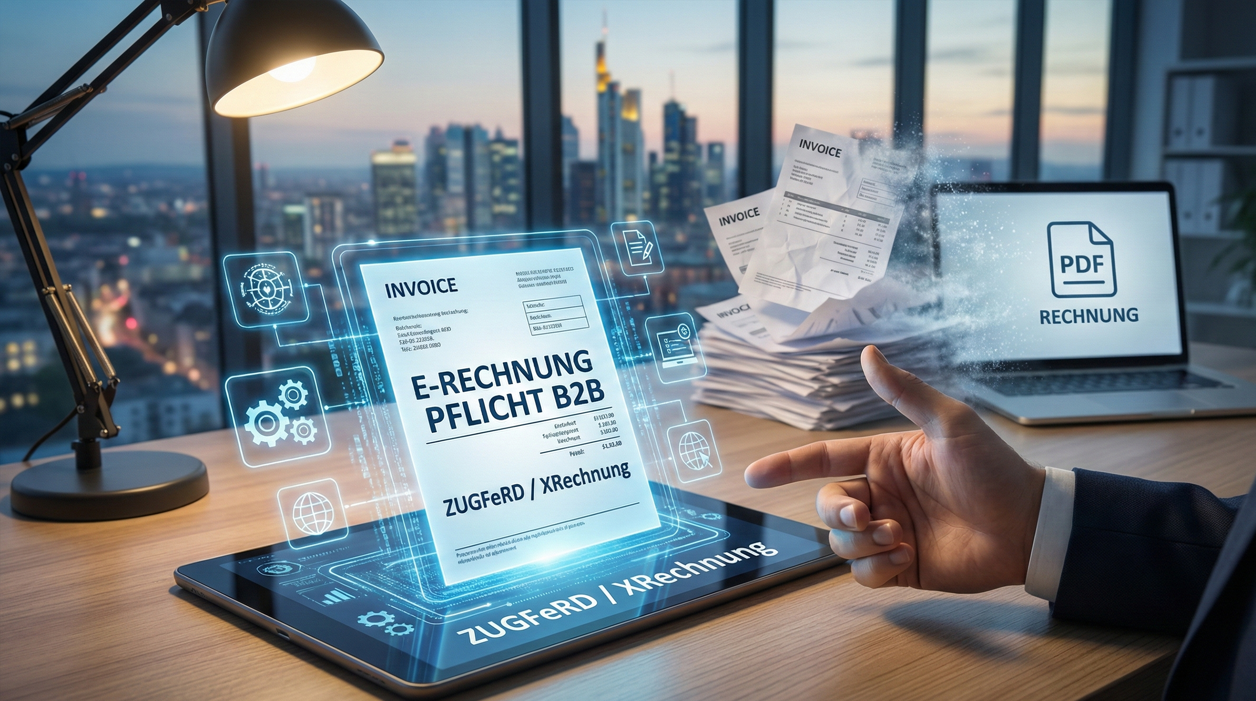 E-Rechnungspflicht im B2B: So digital und effizient arbeiten wir für Sie