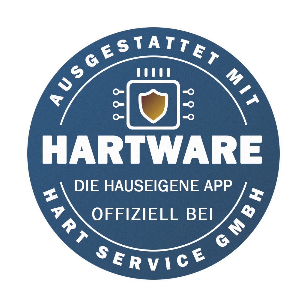 Ausgestattet mit Hartware - Die hauseigene App