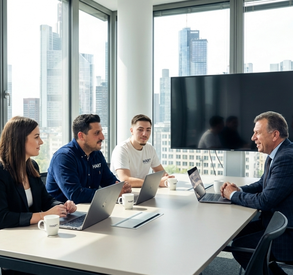 Hart Service Team bei einer Schulung in Frankfurt